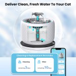 Automatic Pet Fountain Manufacturer - Tuya App 3.5L 5000 Mah Battery