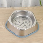 Stainless Steel Pet Bowl Manufacturer - 201 Multi-Color Slow Eating