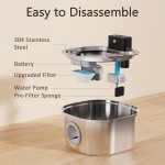 Wireless Pet Fountain Factory - 3.2L Stainless Steel Sensor Timing