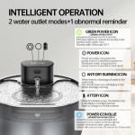 Smart Cat Fountain Supplier - 2025 New Wireless 3.2L Rechargeable