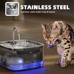 Smart Pet Water Dispenser Manufacturer - 2L Stainless Steel Replacement