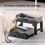 Stainless Steel Dog Food Bowl Factory - Adjustable Heights OEM ODM