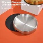 Cat Food Bowl Factory - Luxury Large Bevel Silicone Placemats