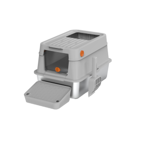 Stainless Steel Cat Toilet Supplier - Oversize Enclosed Easy Clean