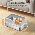 Stainless Steel Cat Litter Box Factory - Extra Large Enclosed Rust Proof