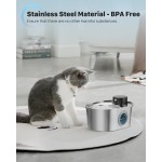 Stainless Steel Cat Water Dispenser Manufacturer - 3.2L Battery Multi-Filters