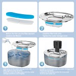 Smart Cat Fountain Supplier - 2025 New Wireless 3.2L Rechargeable