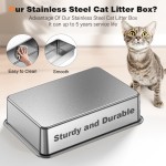 Cat Litter Tray Factory - High-Durable Stainless Steel Double Function