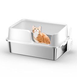 Stainless Steel Cat Litter Box Factory - Extra Large Enclosed Rust Proof
