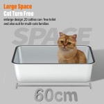 Stainless Steel Cat Toilet Supplier - Oversize Enclosed Easy Clean