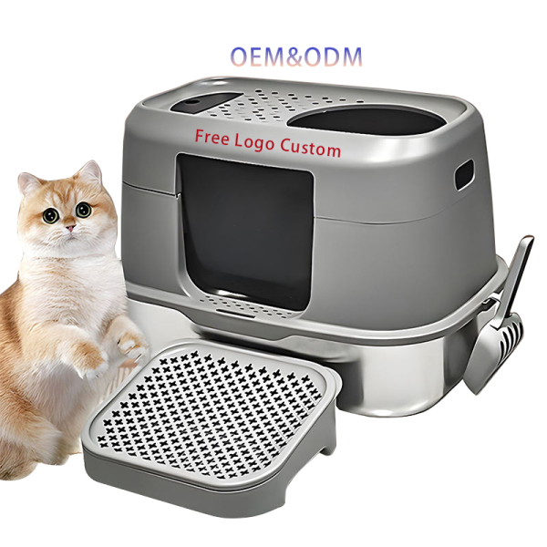 Cat Litter Box Factory - OEM Extra Large High Sided Anti-Leakage