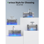 Automatic Cat Water Fountain Supplier - 2L Sensor Heater New Trend