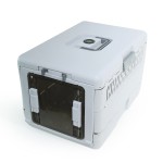 Pet Travel Bag Supplier - Large Capacity Oxford Cloth Fabric Button Closure PU Mesh Belt