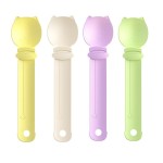 Cat Feeder Spoon Supplier - Durable Eco-Friendly Solid Pattern Plastic Snack Squeeze Opp Bag