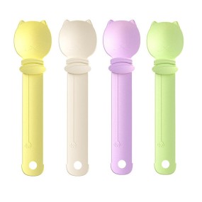 Cat Feeder Spoon Supplier - Durable Eco-Friendly Solid Pattern Plastic Snack Squeeze Opp Bag