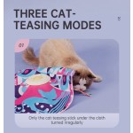 Cat Feather Wand Factory - Hunt Cover Rotating Moving Ball Interactive Motion Activate Chirping