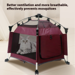 Pet Tent Manufacturer - All Seasons Solid Pattern Eco-Friendly Foldable Dog Cat Hut Outdoor