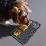 Silicone Dog Bowl Factory - Solid Pattern Slow Feeder Lick Mat with Suction Cup Healthy Eating