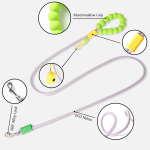 Crossbody Dog Leash Supplier - Reflective No-Pull Rope with Cloud Bubble Cushion Handle