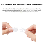 Cat Collar with Holder Manufacturer - Breakaway Safety Collar Glow in Dark Anti-Choking Design