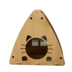Cat Scratching Post Supplier - Durable Eco-Friendly Wood Protective Cave Solid Pattern