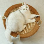 Cat Hammock Supplier - Summer Pet Nest Wood Material Solid Pattern Removable Washable Mat