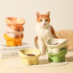 Elevated Cat Bowl Supplier - Extra Wide Ceramic Food Water Bowl Durable Dish Great Height Shallow