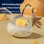 Automatic Cat Toy Factory - New Arrival Auto Running Space Meow Laser with Feather Stick