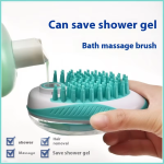 Pet Bath Brush Supplier - Gentle Massage Plastic Hair Removal Tool for Cats Dogs Coats Clean