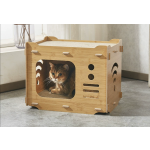 Cat Scratching Post Supplier - Durable Eco-Friendly Wood Protective Cave Solid Pattern