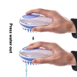 Pet Bath Brush Supplier - Gentle Massage Plastic Hair Removal Tool for Cats Dogs Coats Clean