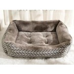 Dog Bed Factory - Large Waterproof Removable Washable Warm Ultra Plush Faux Fur Pet Bed