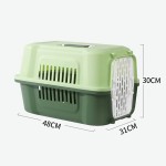 Pet Transport Cage Supplier - Removable Cleaning Cat Dog Airplane Cage Air-permeable Plastic