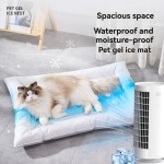 Pet Cooling Bed Manufacturer - Stock Summer Cooling Square Solid Pattern Eco-Friendly Foam