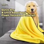 Pet Drying Towel Supplier - Wholesale Super Absorbent Microfiber Quick-Dry Essential for Bathrooms