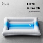 Pet Cooling Bed Manufacturer - Stock Summer Cooling Square Solid Pattern Eco-Friendly Foam