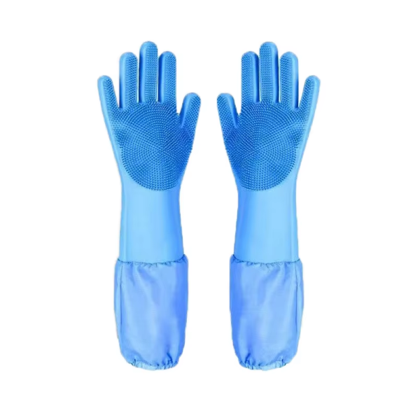Pet Bathing Gloves Factory - Extra Long Scratch-Proof Bite-Resistant with Massage Nubs for Pets
