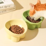 Elevated Cat Bowl Supplier - Extra Wide Ceramic Food Water Bowl Durable Dish Great Height Shallow