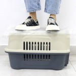 Pet Transport Cage Supplier - Removable Cleaning Cat Dog Airplane Cage Air-permeable Plastic