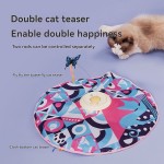 Cat Feather Wand Factory - Hunt Cover Rotating Moving Ball Interactive Motion Activate Chirping