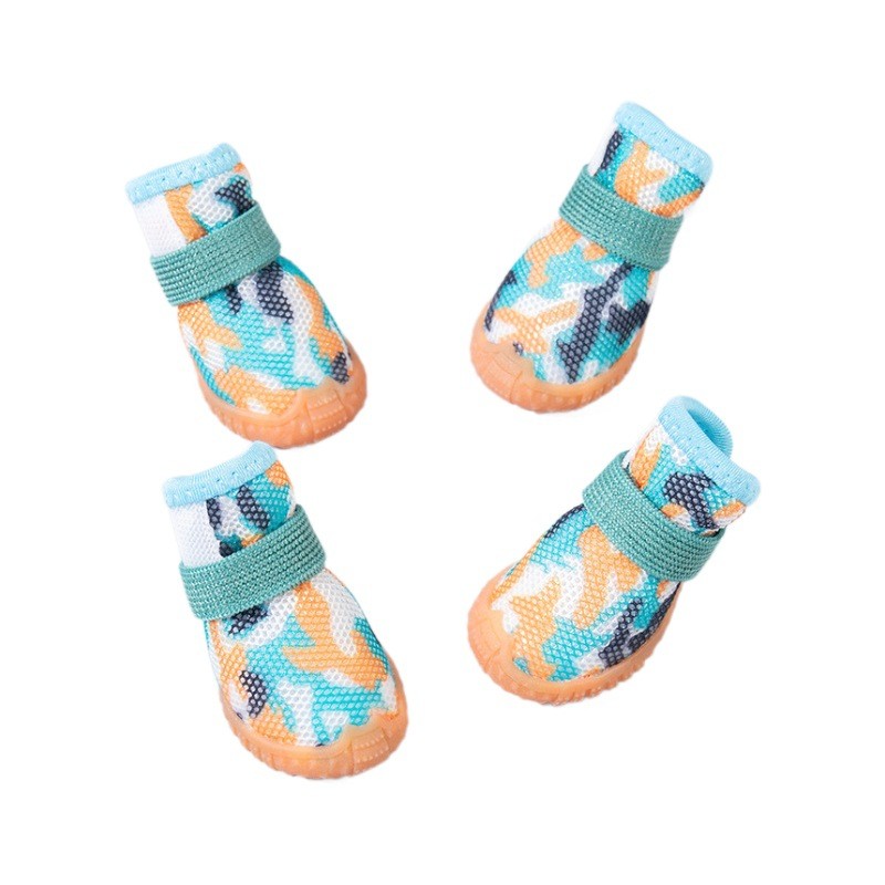 Dog Shoes Factory - Breathable Summer for Small Breeds Anti-Slip Paw Protectors Teddy Bichon