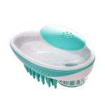 Pet Bath Brush Supplier - Gentle Massage Plastic Hair Removal Tool for Cats Dogs Coats Clean