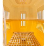 Cat Travel Box Manufacturer - Comfortable Outing Gridded Portable Car Carrying Air Boxes Plastic