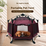 Pet Tent Manufacturer - All Seasons Solid Pattern Eco-Friendly Foldable Dog Cat Hut Outdoor