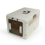 Pet Travel Bag Supplier - Large Capacity Oxford Cloth Fabric Button Closure PU Mesh Belt