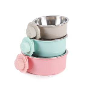 Hanging Dog Bowl Manufacturer - Eco-Friendly Stainless Steel Anti-Knock Over Leak Proof for Cage