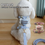 Pet Harness Set Factory - Bee Print H-Shape Escape-Proof Vest Leash for Small Dogs Kittens