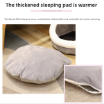 All-Season Cat Bed Factory - Winter Warm Summer Cool Semi-Enclosed House Removable Cushion