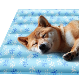 PVC Pet Mat Supplier - Soft Breathable Ice Mat for Summer Cooling Printed Modern Cartoon