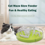 Cat Training Set Supplier - Adjustable Eco-Friendly Plastic Puzzle Solid Pattern Slow Feeder